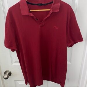 HUGO Polo Shirt With Detail Logo Pima Cotton Regular Fit Size XXL